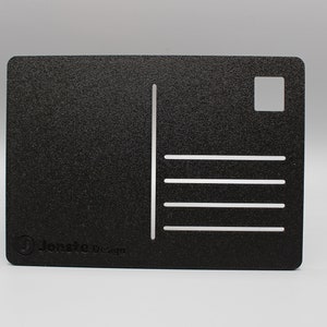 Plantilla de carta A6 - plantilla de postal - letras - impresión 3D
