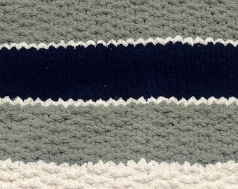 Chunky knit blanket