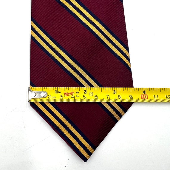 Vintage Polo Ralph Lauren Silk Tie Burgundy Red S… - image 7