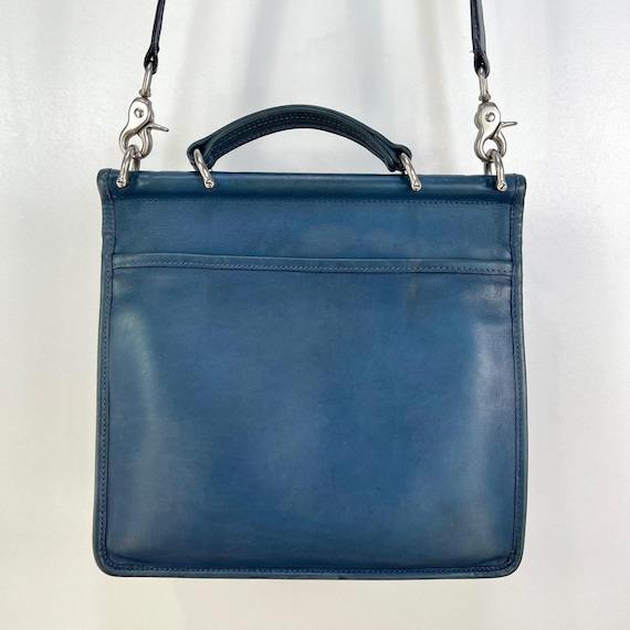 Coach Willis Bag Vintage 9927 Leather Crossbody Denim Blue Coach Willis Bag Vintage 9927 Leather Crossbody Denim Blue