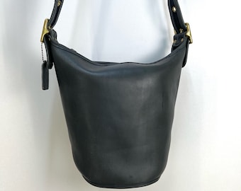 Vintage Coach Helen Berg’s Legacy Duffle Sac Feed Bag Crossbody 9953 Purse Green