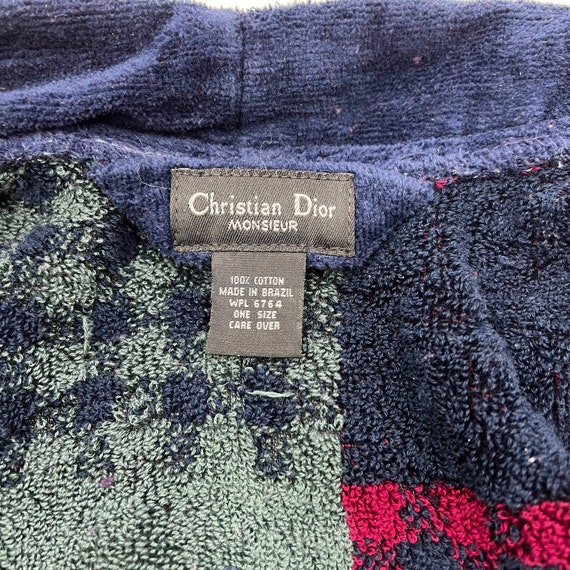 Vintage Christian Dior Monsieur Cotton Terry Clot… - image 3