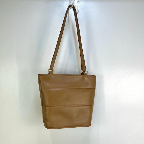 Coach Tribeca Shopper 9098 Toffee Leather Purse Bag Handbag