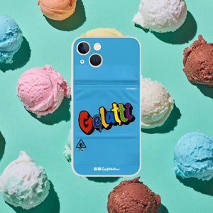 TrapZilla Phone Case Cover| Weed Marijuana Cannabis Mylar Bag Creative |Gelatti Cali Strain Design| For Samsung Galaxy|Apple iPhone