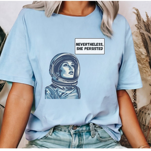 Pop Art Shirt, Pop Art T-shirt, Feminist Shirt, Feminist T-shirt, Astronaut Shirt, Americana Shirt, Pop Art Tee, Funny Tee, Feminism Shirt