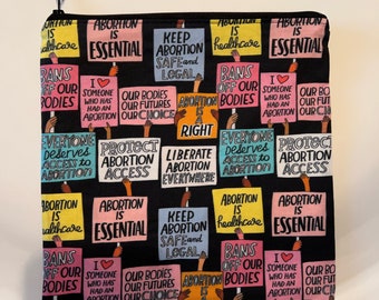 Abortion is Essential sweary pouch