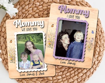 Imán personalizado para nevera con foto, recuerdo personalizado con temática frutal, regalo para el Día de la Madre