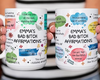 Taza con Afirmaciones Divertidas: Taza con Maldad - Regalo para Compañero de Trabajo
