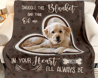 Manta con foto personalizada para tu mascota: un recuerdo conmemorativo para tu perro