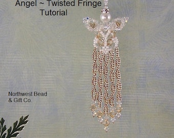 Tutorial, Swarovski Angel, Twisted Fringe - Instant Download