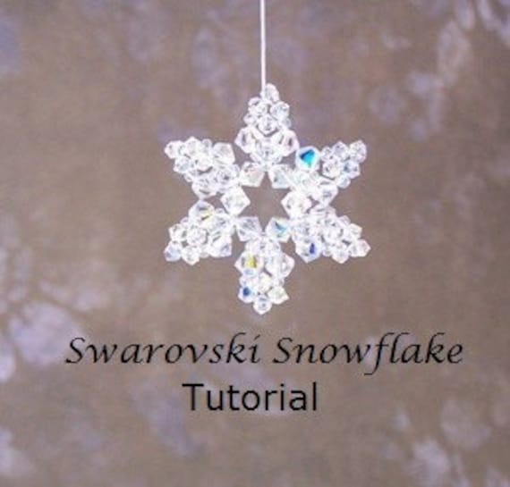 Crystal snowflake best sale beads