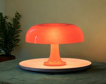 LED Mushroom Table Lamp - Modern Minimalist Lighting for Bedroom, Living Room, Hotel Décor - Designer Vintage Night Light