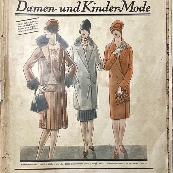 1927 Practische Damen u. Kinder Mode No. 12 (incl. 2 Pattern Sheets)