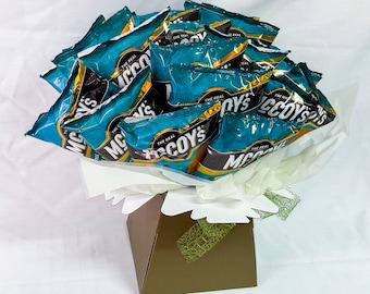 McCoy's Thai Sweet Chicken Crisp Bouquet Gift Set, Savoury Hamper, Personalised Gift Box, Crisp Gift Set, McCoy's , Gifts For Him And Her