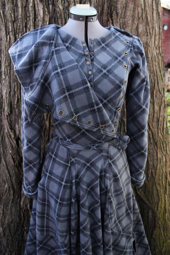 stateside pleated fleece dress NEW Sz L Anthropologie Stateside Pleated Fleece Dress Pullover Cream Dolman