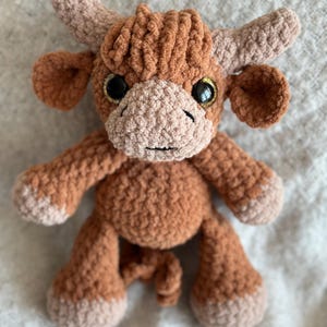 Crochet Highland Cow Plushie