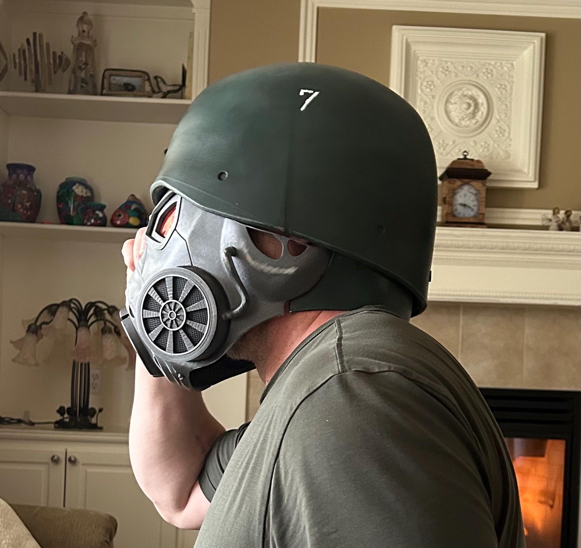 HUGE FALLOUT NCR Ranger Helmet 3D Printed Wearable Cosplay or Halloween ...