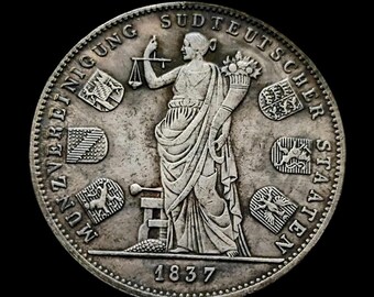 1831年 バイエルン王国 1ターラー銀貨 ルートヴィヒ1世 1831年