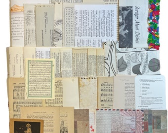 JUNK JOURNAL EPHEMERA