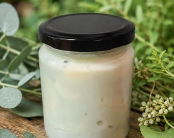 Crema de sebo para la rosácea, cuidado natural de la piel