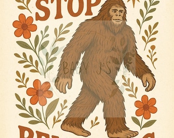 Don’t Stop Believing Sasquatch PNG