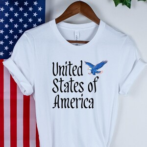 United States of America Shirt, USA T-Shirt, Patriotic Shirt, American T-Shirt, Independence Day Shirt, Love America Shirt