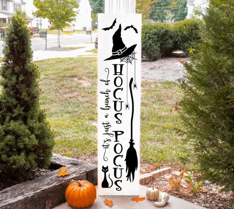 It's Just A Bunch of Hocus Pocus Halloween Porch Sign | Halloween Porch ...