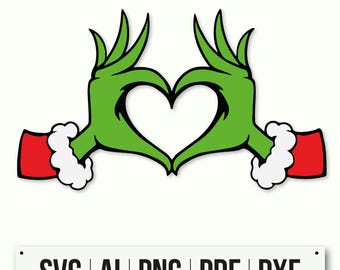Merry Grinchmas Svg, Grinch Heart Svg, Christmas Grinch Svg, Merry Christmas Svg, Christmas Svg, Grinch Svg, Christmas Gift SVG PNG