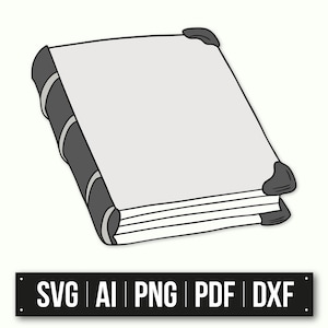Witchcraft Spellbook SVG | Instant Download | Pagan Book of Shadows | Gothic Grimoire Design | Mystical Book Cover | Witch SVG for Cricut