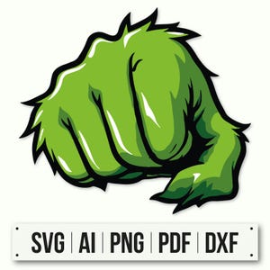 Grinch Fist SVG Clipart | Grinch Svg Bundle | Instant Download | Funny Christmas Design | Holiday Sublimation Grinch Clipart |