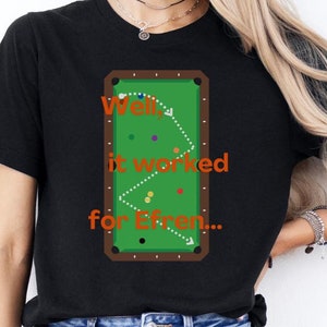 Pool Player T-Shirt: Efren Reyes Fan Tee