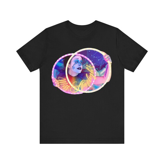 Miss Starlight Hoops. Graphic Tee, Fun Unisex Summer T-Shirt, Festival Wear, Unique Gift, Party Top, Bold Statement Shirt