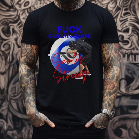 Santos Strong Fundraiser Tee Guillain-Barré Syndrome, Pool Player
