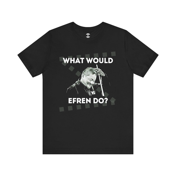 Efren Reyes Billiards T-Shirt: Pool Player Gift
