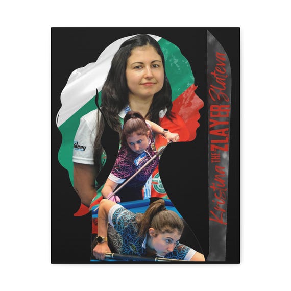 Kristina "the Zlayer" Zlateva Matte Canvas Wall Art, Unique Home Décor, Gift for Sports Lovers