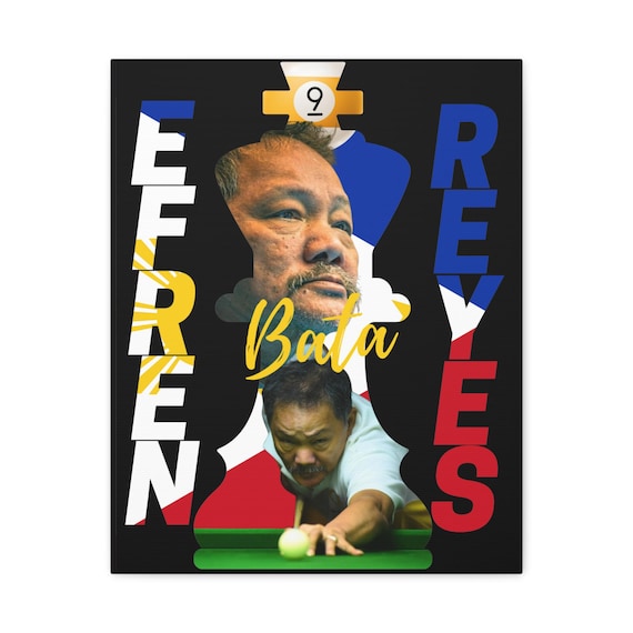 Efren "Bata" Reyes Matte Canvas Wall Art, Unique Home Décor, Gift for Sports Lovers