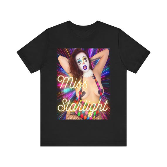 Miss Starlight Starburst. Graphic Tee, Fun Unisex Summer T-Shirt, Festival Wear, Unique Gift, Party Top, Bold Statement Shirt