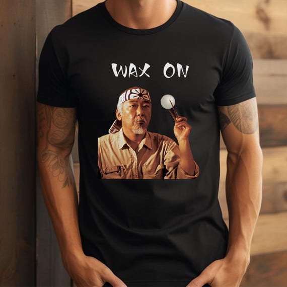 Wax On Cue Ball Unisex Tee | Billiards, Pool, Inspirational Karate, T-Shirt, Gift for Martial Arts Lovers, Pop Culture Gear, Casual Wear
