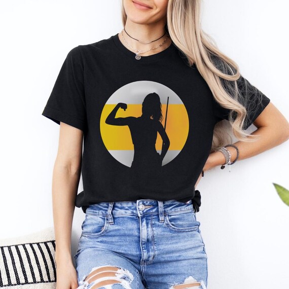 9 Ball Strong, Pool player. 9 ball pool. Empowerment Graphic Tee - Inspirational Women's Shirt, Gift for Her, Fitness Apparel, Casual Wear