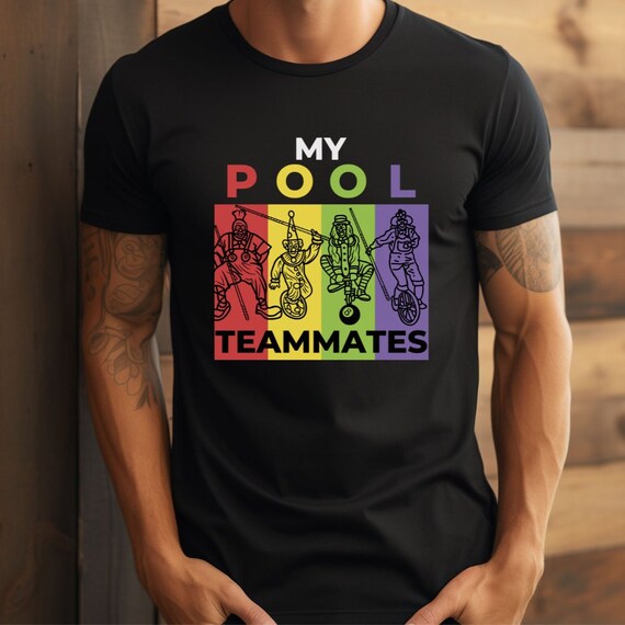 My Pool Teammates, Clown, Billiards, Pocket Billards, Snooker, Carom, 8 Ball, 9 Ball, 10 Ball, 14.1, Straight Pool.