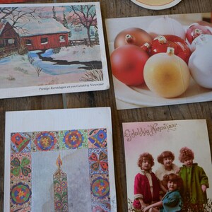 15 cartoline di Natale vintage degli anni '80 e '90, festività, cartoline postali, oggetti da collezione
