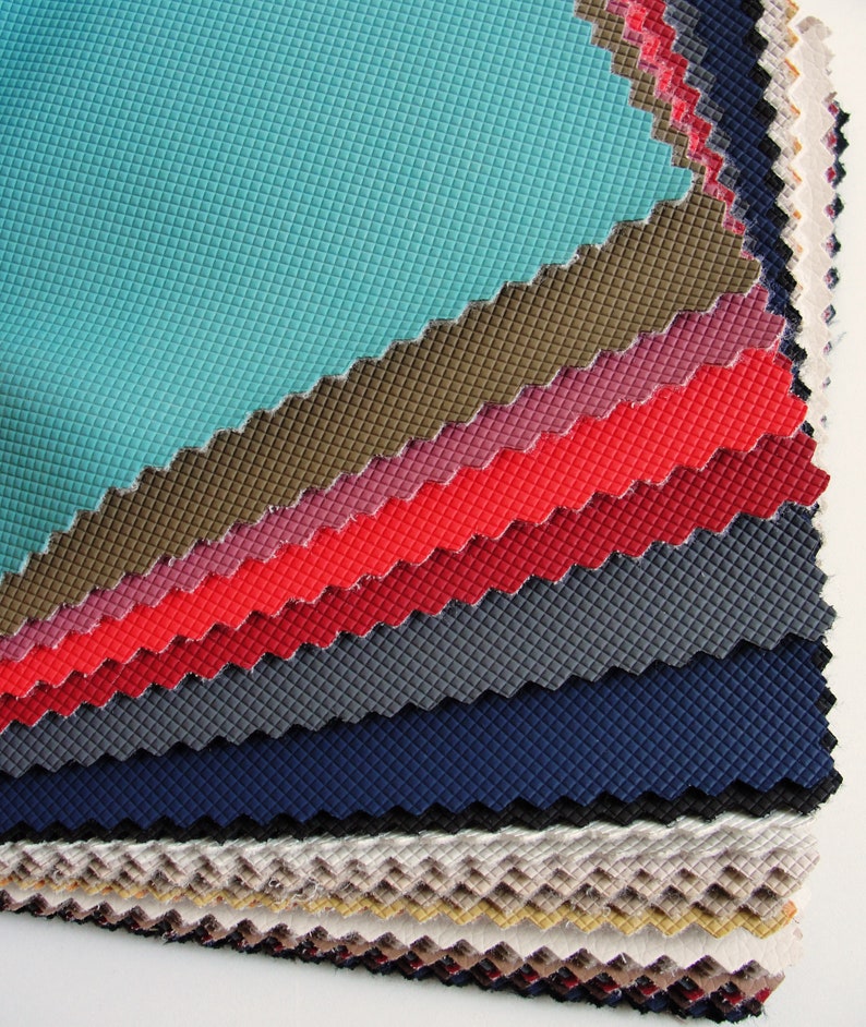 32 Pieces of Fake Leather Catalog Colorful Textured Embossed Etsy