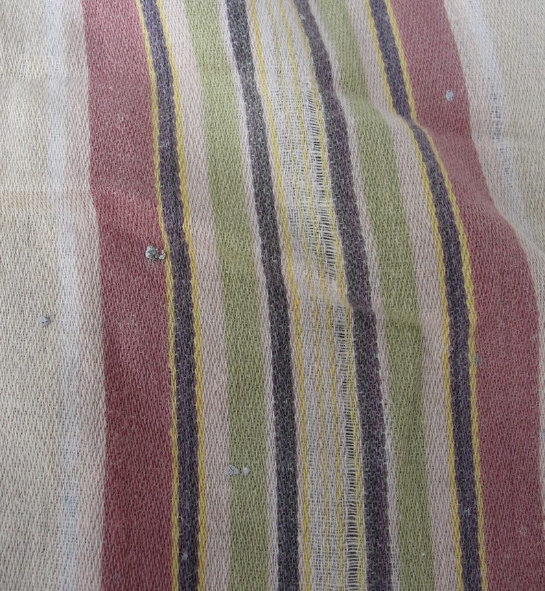 Soul Cloth, Boro Cloth, Patched restored fabric Faded colors with a history image 9