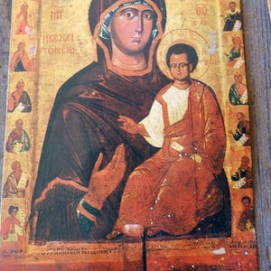 11 cartoline d'arte religiose d'epoca degli anni '60, '70 e '80, Gesù, Vergine Maria, ritratti, cartoline postali, oggetti da collezione