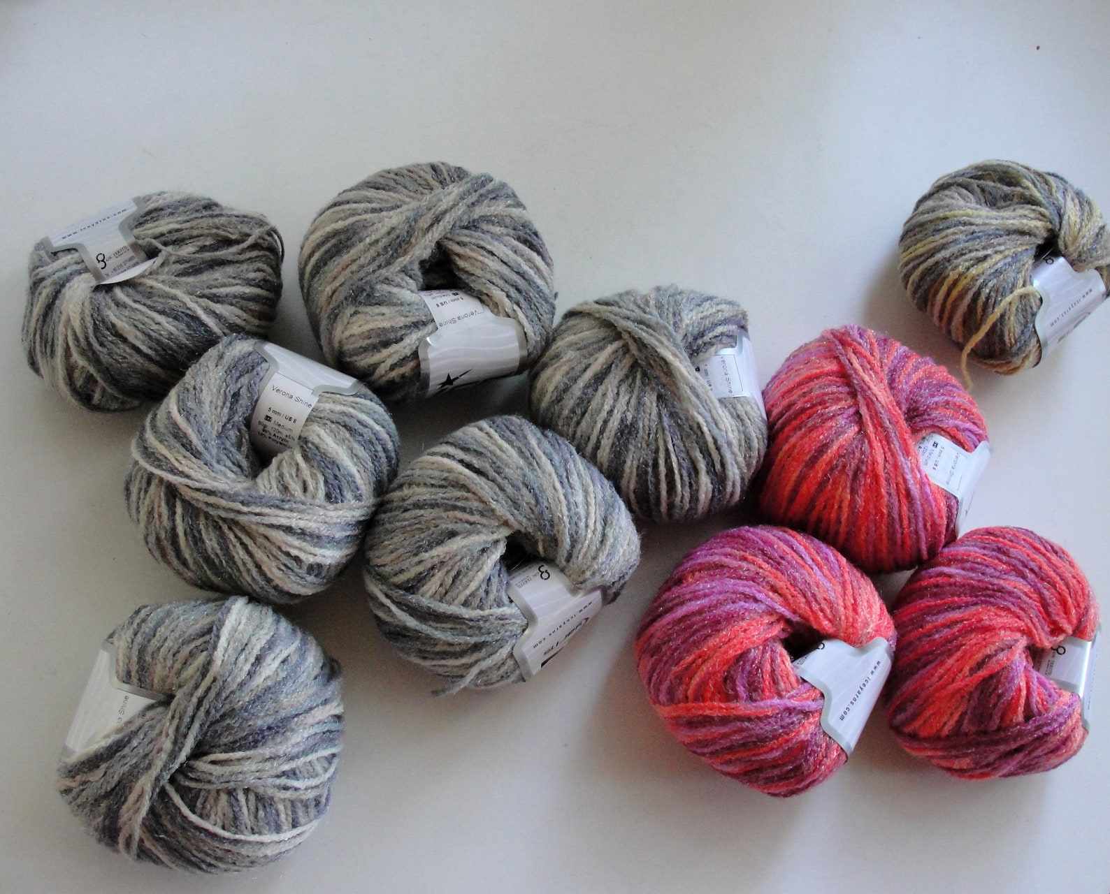 10 Skeins of Acrylic/ Polyamide Mix Yarn Medium Weight Yarn Etsy