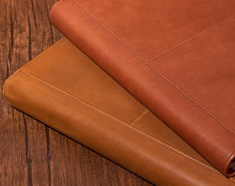 Professionelles braunes Leder-Portfolio für Ihn, personalisierter Office-Dokument-Organizer mit Reißverschluss, benutzerdefinierter A4-Notizblockhalter, Geschäftsgeschenke