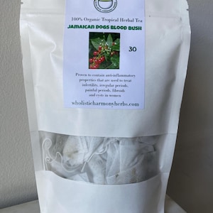 Jamaican Dogs Blood Bush Teabags-30 ct.
