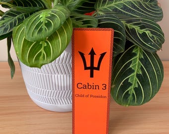 Percy Jackson Cabin 3, Poseidon Bookmark, PJO