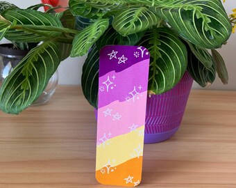Trixic Pride Flag Bookmark