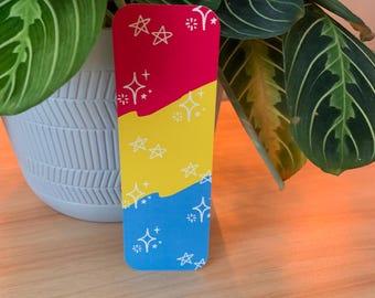 Pansexual Pride Flag Bookmark